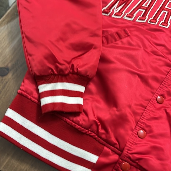 Starter Vintage 80’s Satin University of Maryland Jacket - Picture 2 of 10
